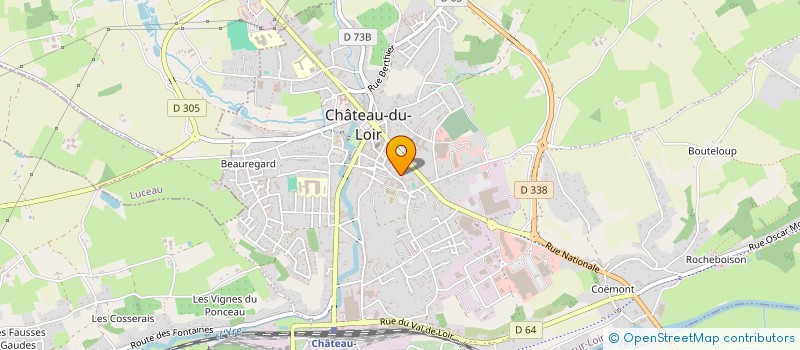 localisation de l'entreprise SCI DU LAC  MONTVAL-SUR-LOIR