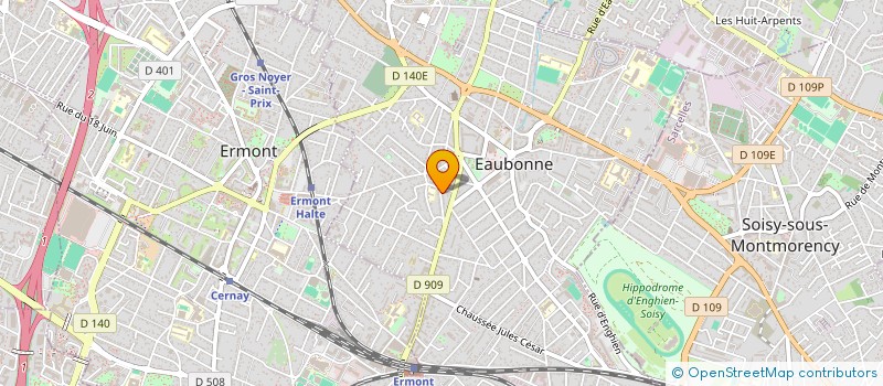 localisation de l'entreprise SCI DU LAC à EAUBONNE