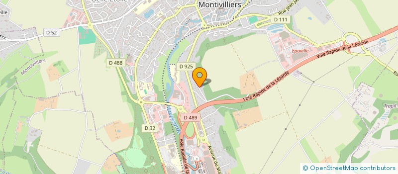 localisation de l'entreprise SCI DU LAC  MONTIVILLIERS