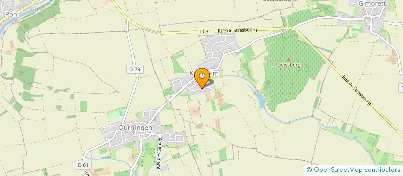 localisation de l'entreprise SCI DU LAC  GEISWILLER-ZBERSDORF