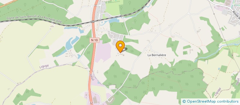 localisation de l'entreprise SCI DU LAC  LIGUGE