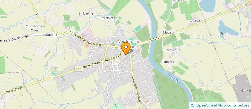 localisation de l'entreprise SCI DU LAC D'AUM  MAS-GRENIER