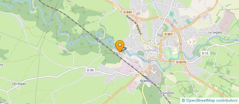 localisation de l'entreprise SCI DU LAC DES TERMES  ISSENDOLUS