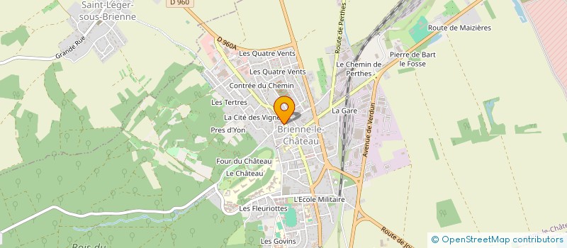 localisation de l'entreprise SCI DU LAC DIENVILLE  BRIENNE-LE-CHATEAU