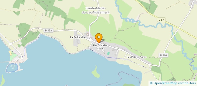 localisation de l'entreprise SCI DU LAC DU DER  SAINTE-MARIE-DU-LAC-NUISEMENT