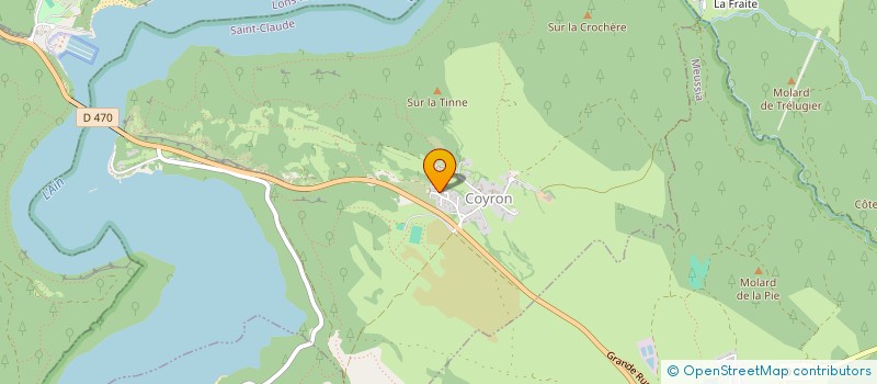 localisation de l'entreprise SCI DU LAC EMERAUDE  COYRON