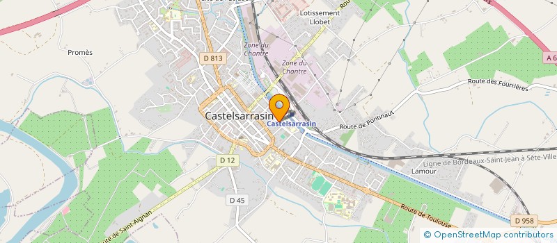 localisation de l'entreprise SCI DU LAC ST JEAN  CASTELSARRASIN