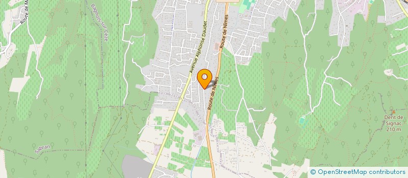 localisation de l'entreprise SCI DU LACET  BAGNOLS-SUR-CEZE