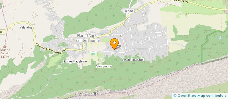 localisation de l'entreprise SCI DU LACYDON à PLAN-D'AUPS-SAINTE-BAUME