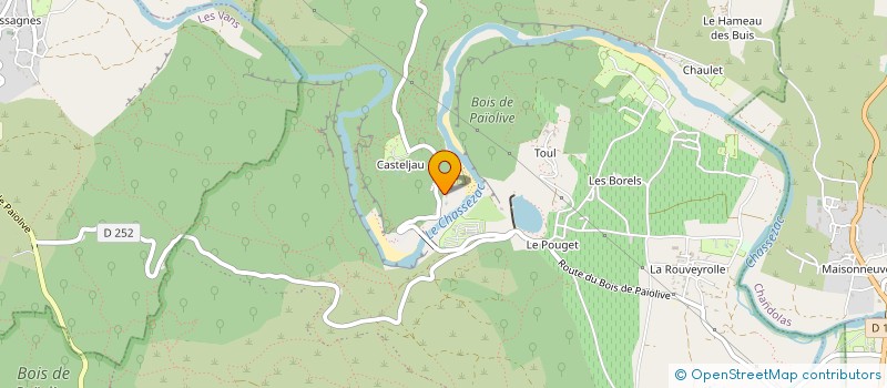localisation de l'entreprise SCI DU LAGON à BERRIAS-ET-CASTELJAU