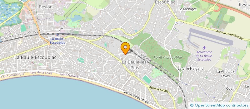 localisation de l'entreprise SCI DU LAGON  LA BAULE-ESCOUBLAC