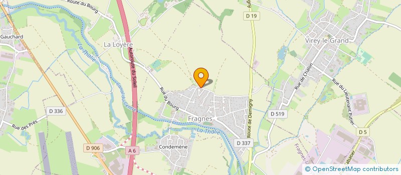 localisation de l'entreprise SCI DU LAGON BLEU  CRISSEY