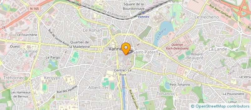 localisation de l'entreprise SCI DU LAIT  VANNES