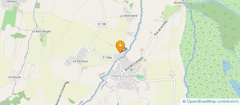 localisation de l'entreprise SCI DU LAIZON  CLEVILLE