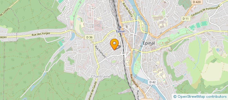 localisation de l'entreprise SCI DU LAMA NICOIS à EPINAL