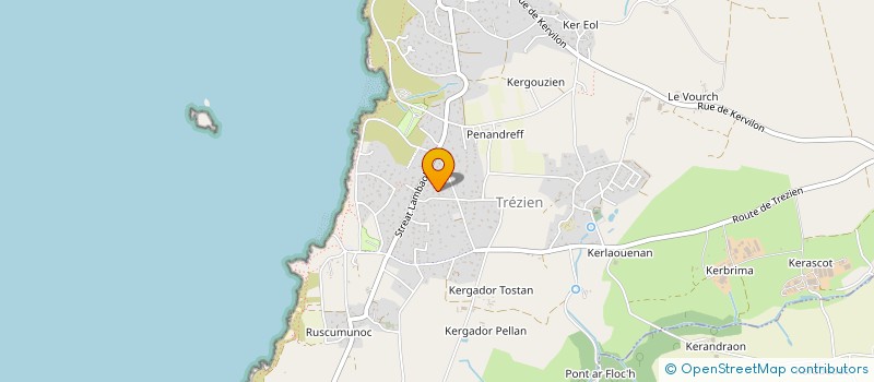 localisation de l'entreprise SCI DU LANDAIS  PLOUARZEL