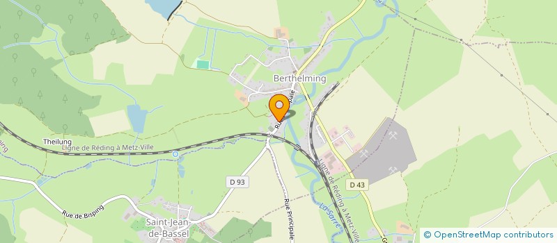 localisation de l'entreprise SCI DU LANDBACH  BERTHELMING