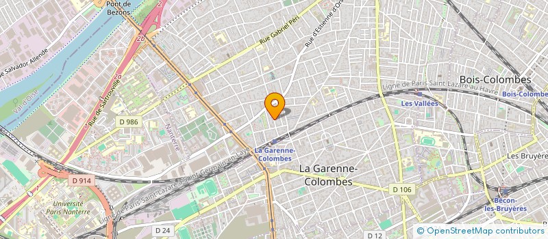 localisation de l'entreprise SCI DU LANDOUAR à COLOMBES