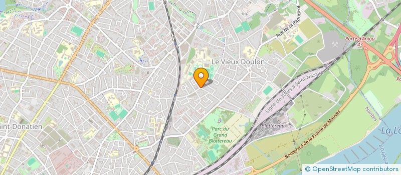 localisation de l'entreprise SCI DU LANDREAU à NANTES