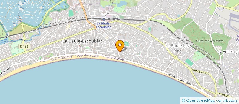 localisation de l'entreprise SCI DU LANDY  LA BAULE-ESCOUBLAC