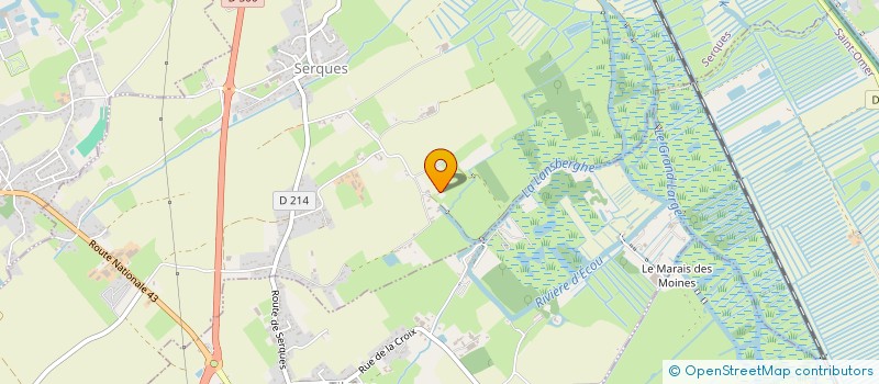 localisation de l'entreprise SCI DU LANSBERG  SERQUES