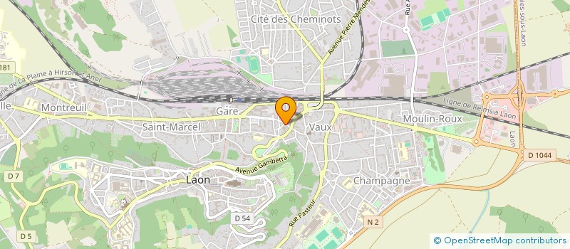 localisation de l'entreprise SCI DU LAONNOIS A LA THIERACHE à LAON