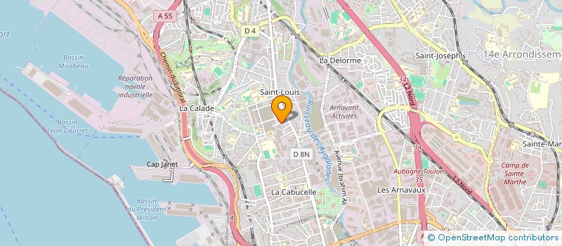 localisation de l'entreprise SCI DU LAOS  AVIGNON