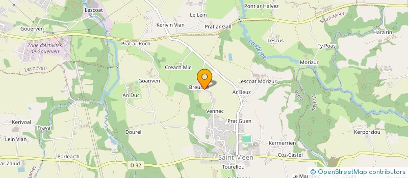 localisation de l'entreprise SCI DU LAPIC UNAN  SAINT-MEEN