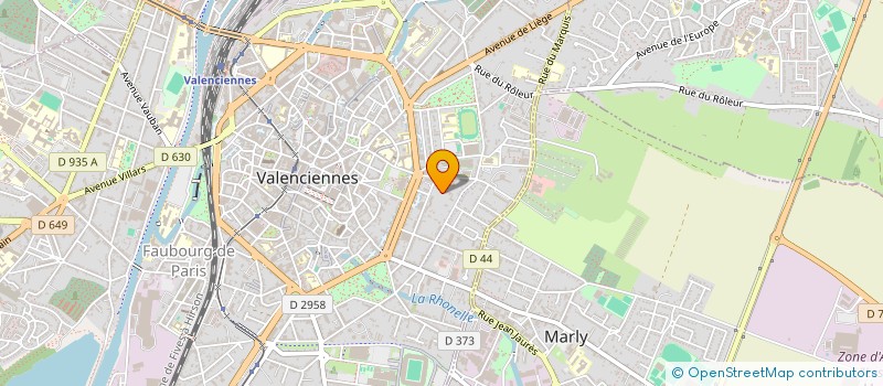localisation de l'entreprise SCI DU LAPIN BLANC à VALENCIENNES