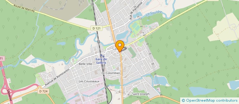 localisation de l'entreprise SCI DU LAPIN PERCHE  SALBRIS