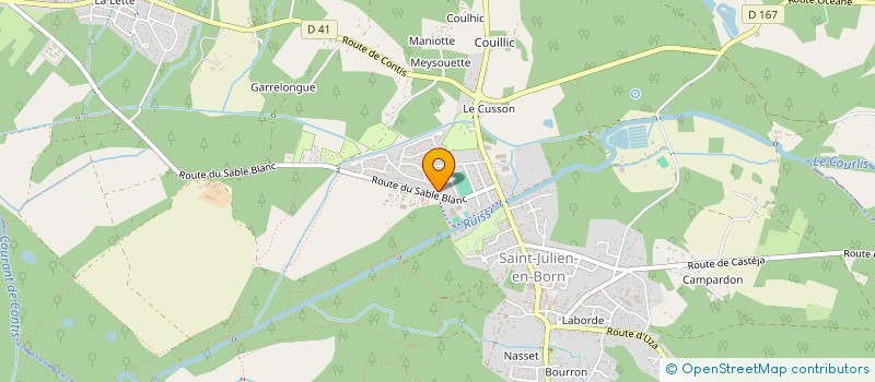 localisation de l'entreprise SCI DU LARGE  SAINT-JULIEN-EN-BORN