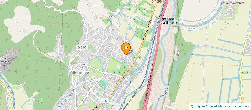 localisation de l'entreprise SCI DU LARGUE  VILLENEUVE