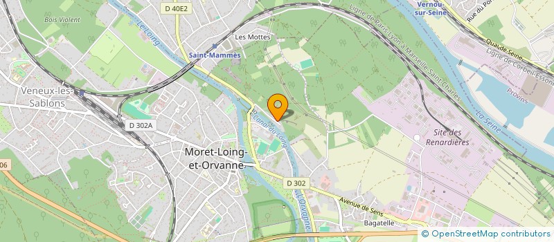 localisation de l'entreprise SCI DU LARRIS  MORET-LOING-ET-ORVANNE