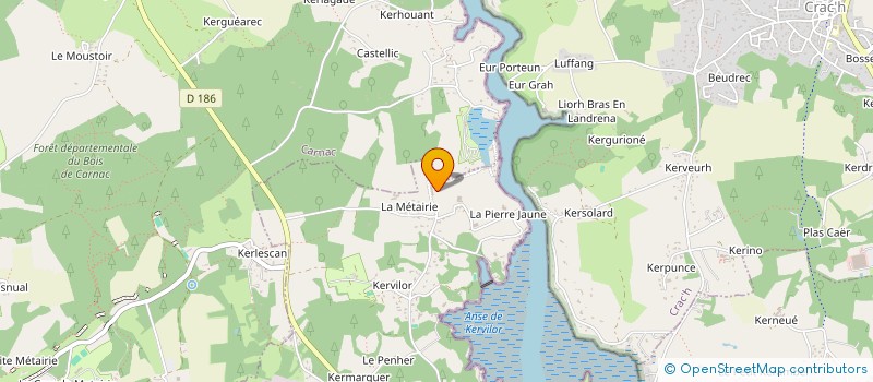 localisation de l'entreprise SCI DU LATZ  LA TRINITE-SUR-MER