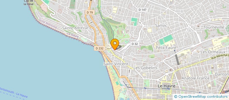 localisation de l'entreprise SCI DU LAUJIE à LE HAVRE