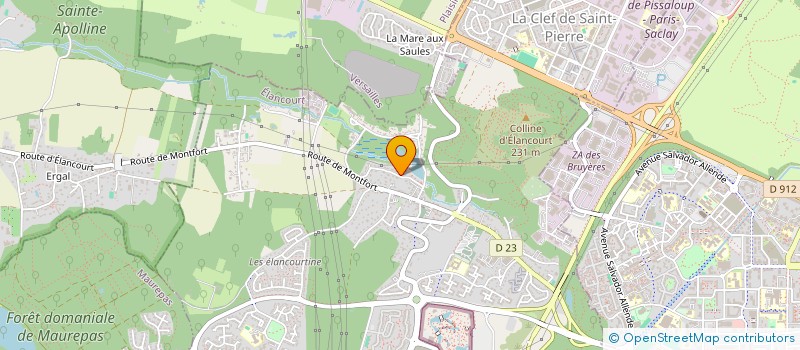 localisation de l'entreprise SCI DU LAUNAY  ELANCOURT