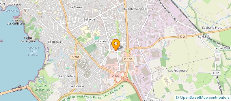 localisation de l'entreprise SCI DU LAUNAY LEBRETON  SAINT-MALO