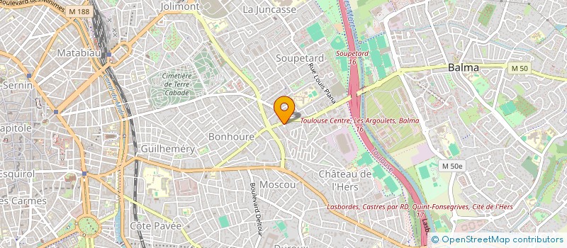 localisation de l'entreprise SCI DU LAURAGAIS à TOULOUSE