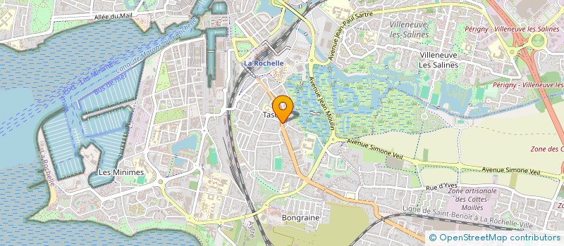 localisation de l'entreprise SCI DU LAURAGUET  LA ROCHELLE