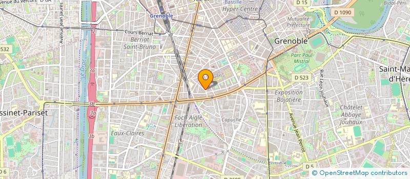 localisation de l'entreprise SCI DU LAURIER  GRENOBLE