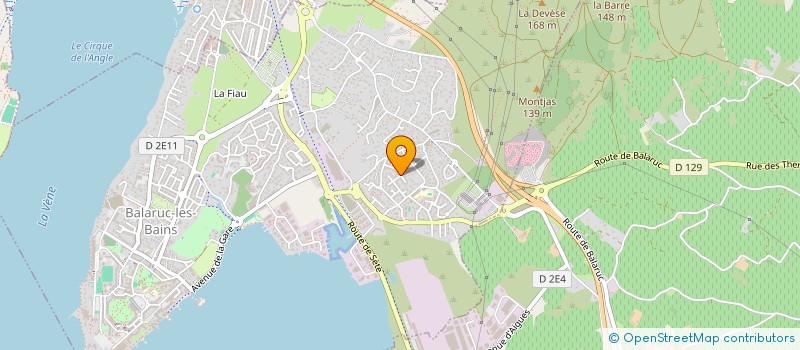 localisation de l'entreprise SCI DU LAURIER  BALARUC-LES-BAINS