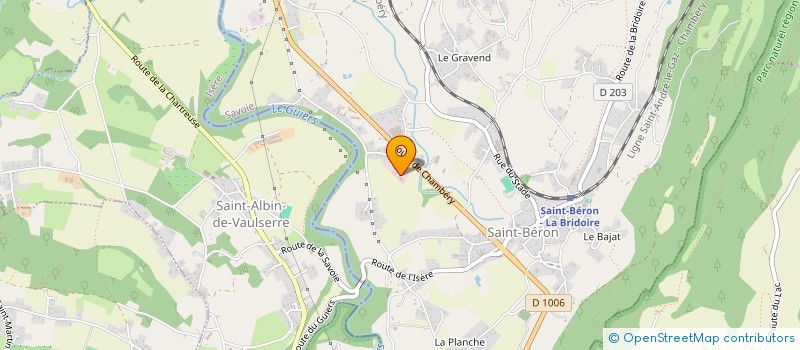 localisation de l'entreprise SCI DU LAUTHIER  SAINT-BERON