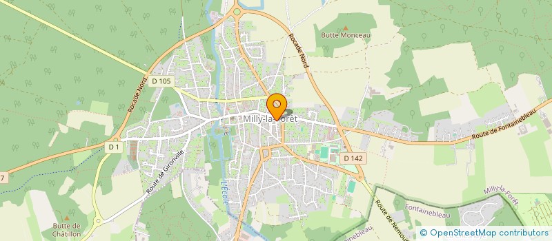 localisation de l'entreprise SCI DU LAVANCHER à MILLY-LA-FORET