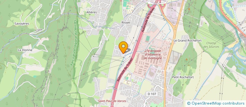 localisation de l'entreprise SCI DU LAVANCHON à VARCES-ALLIERES-ET-RISSET