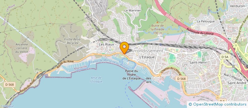 localisation de l'entreprise SCI DU LAVANDO à MARSEILLE