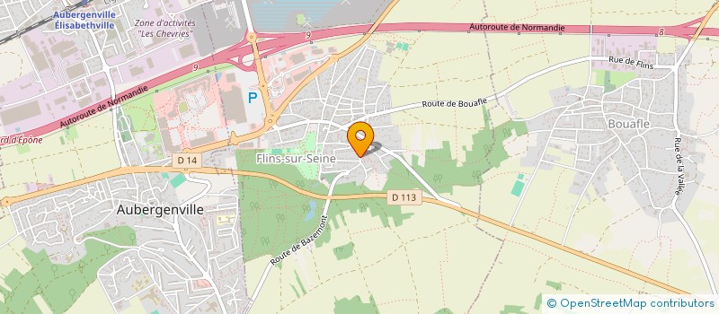 localisation de l'entreprise SCI DU LAVOIR  FLINS-SUR-SEINE