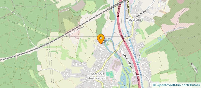 localisation de l'entreprise SCI DU LAVOIR à CHATENOIS-LES-FORGES