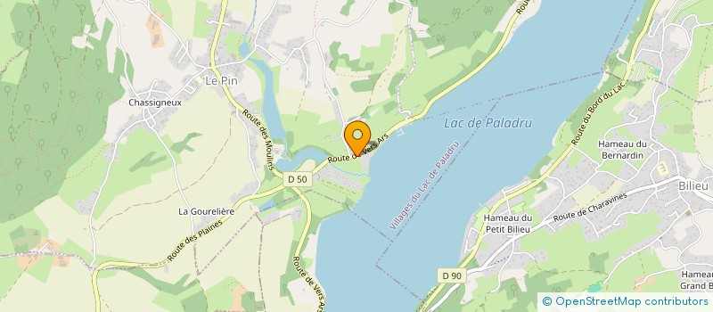 localisation de l'entreprise SCI DU LAVOIR  VILLAGES DU LAC DE PALADRU