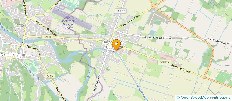 localisation de l'entreprise SCI DU LAVOIR  BARCELONNE-DU-GERS