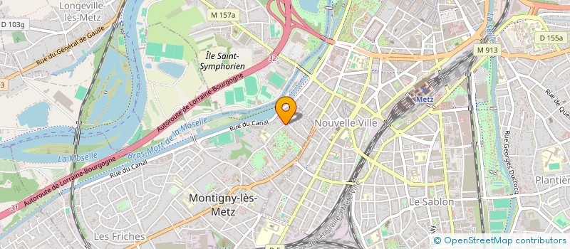 localisation de l'entreprise SCI DU LAVOIR  MONTIGNY-LES-METZ